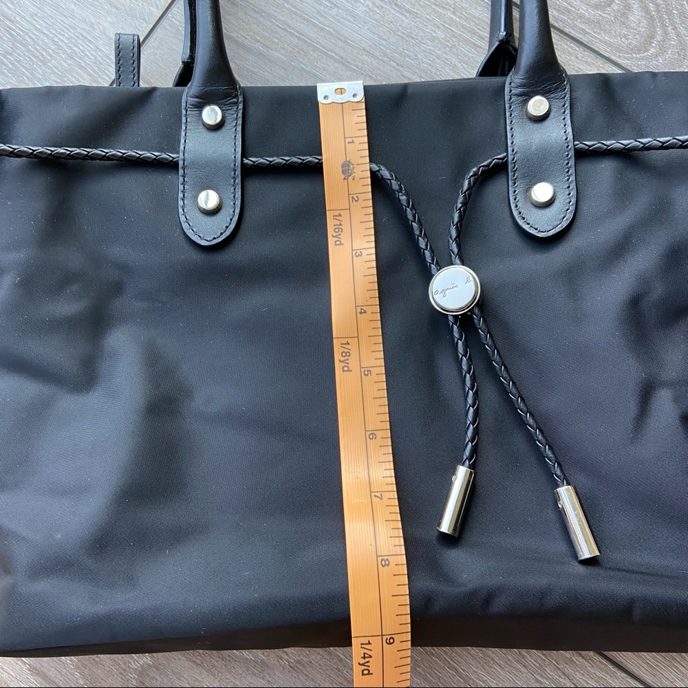 Agnes B Nylon Handbag Tote - Picture 14 of 15